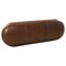 Homeroots 48in Brown Genuine Leather and Solid Wood Upholstered Bench 694828 - alternate 3
