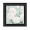 Homeroots Peaceful Peonies In Full Bloom Black Framed Print Wall Art 529727 - alternate 1