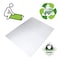 Floortex Cleartex Polypropylene Rectangular Foldable Chair Mat for Carpets - 45" x 53" NCMFLLGC0003 - alternate 2