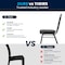 Flash Furniture Black Vinyl Banquet Chair, PK4 4-FD-BHF-1-GG - alternate 7
