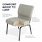 Flash Furniture Gray Dot Fabric Church Chair, PK4 4-FD-CH0221-4-SV-GYDOT-GG - alternate 5