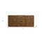 Homeroots 71in Chestnut Distressed Solid Wood Three Drawer Sideboard with Two Doors 612040 - alternate 5