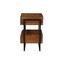 Homeroots 28" Black And Brown Iron and Solid Wood Square Live Edge Two Drawer Nightstand 571533 - alternate 6