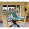 Fab Glass And Mirror 46in. Clear Round Glass Table Top, 1/2in. Thickness Tempered Ogee Edge Polished, Wall Mirror 46RD12MMOGTE - alternate 2