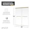 Anzzi 76 in. x 56-60in. Frameless Sliding Shower Door in Brushed Gold , 3/8in 10mm Tempered Clear Glass SD-AZ21-02BG - alternate 4