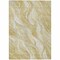 Homeroots 9' X 12' Gold Beige And Ivory Abstract Washable Indoor Outdoor Area Rug 582990 - alternate 4