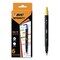 Bic Intensity Dual-Tip Highlighters, Assorted Ink Colors, Chisel/Needle Tips, Black Barrel, 6PK HLPDT6-AST - alternate 1