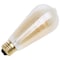 Satco 8 Watt ST19 LED 2000K CCT Medium Base Clear Glass Amber Coil Filament Dimmable 120 Volt S14208 - alternate 3