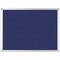 Mastervision Blue Felt Bulletin Board, 18" X 24", Aluminum Frame FA02439214 - alternate 1