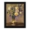 Homeroots Evening Vase Black Framed Print Wall Art 530147 - alternate 2