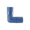 National Brand Alternative 1 in. Polypropylene Blue Twister Insert 90-Degree Elbow ABTE1 - alternate 2
