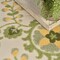 Homeroots 5' Ivory Green Dark Green And Yellow Round Floral Indoor Outdoor Area Rug 548142 - alternate 4