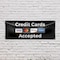 Signmission Credit Cards Accepted, 18 Inch x 48 Inch, Vinyl Banner B-30533 - alternate 2