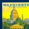 Homeroots Washington DC Vintage Travel Unframed Print Wall Art 394355 - alternate 3