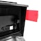 Mail Boss Townhouse Locking Wall-Mount Mailbox, Black, 14/16-Gauge Steel 805944 - alternate 4