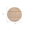 Homeroots 8' Copper And Ivory Round Southwestern Washable Indoor Outdoor Area Rug 582820 - alternate 4