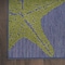 Homeroots 8' Blue Yellow And Orange Starfish Indoor Outdoor Runner Rug 546868 - alternate 4