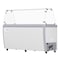 Koolmore 70 in. Gelato Dipping Cabinet Display Freezer with Sliding Glass Door and Sneeze Guard, 20 Cu. Ft. KM-GDC-71SD-FG - alternate 7