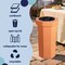 Happimess Fleur 25-Gallon Disposable Corrugated Cardboard Event Trash Can and Recycling Bin, Carrot Cake, 2PK HPM1300B-SET2 - alternate 7