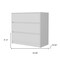 Homeroots 33" White Three Drawer Dresser 518024 - alternate 3