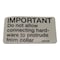John Deere LABEL, JOHN DEERE OEM M92905  M92905 - alternate 1