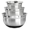 Oster Oswalt 3 Piece Mixing Bowl Set with Non-Slip Bases in Silver 141098.03 - alternate 4