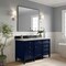 James Martin Vanities Brittany 60" Single Vanity, Victory Blue, w/ 3 CM Siberian Silestone Top w/FreePower Wireless Charger 650-V60S-VBL-FSFR - alternate 5