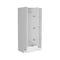 Homeroots 19in White Wood Corner Accent Chest 731817 - alternate 3