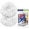 O-Cedar EasyWring Spin Mop Refill, MicroFiber, White, 4PK 172385 - alternate 2