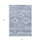 Homeroots 10' X 14' Denim Blue And Sky Blue Southwestern Washable Indoor Outdoor Area Rug 588701 - alternate 4