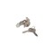 National Brand Alternative Zinc Alloy Mailbox Lock Brushed Nickel 804424 - alternate 2