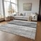 Homeroots 5' X 8' Khaki Ivory And Gray Botanical Leaves Washable Indoor Outdoor Area Rug 581943 - alternate 5