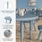 Flash Furniture Commercial Plastic Adjustable Height Classroom Activity Table-Dusty Blue, 33 in RD YU-YCX-007-2-ROUND-TBL-DSTYBL-GG - alternate 3