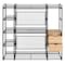 Homeroots 69" Black Metal Closet System 590273 - alternate 7