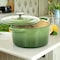 Crock-Pot Artisan 2 Piece 7 Quarts Enameled Cast Iron Dutch Oven in Pistachio Green 124965.02 - alternate 5