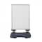 M&T Displays 28x44 Inch Poster Sign Holder Aluminum WindPro Lite Silver Sidewalk Sign, Weather & Wind Resistant USWPL10N84X2000 - alternate 3