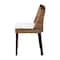 Bali & Pari Abbas Bohemian Seagrass and Dark Brown Wood Dining Chair 251-13909-ZORO - alternate 4