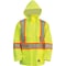Viking Hi-Viz Safety Jacket, Polyester, Polyurethane, Class 3 Type R, Green, 2XL 6323JG-XXL - alternate 1