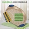 Nutrichef 3-Piece Pizza Tray Set with Silicone Handles NCPZPN3GD - alternate 3