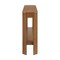 Alaterre Furniture Fluted Solid Wood Console Table 56 in Modern Entryway Table with Storage Shelf AFTBL-007 - alternate 3