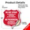 Signmission Bilingual No Spray Shield Sign Do Not Sp, 12 inch X 12 inch, Vinyl Decal, 2PK SHI-D-2PACK-12-366 - alternate 3
