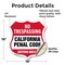 Signmission California No Trespassing Shield Sign Ca, 18 Inch X 18 Inch, Vinyl Decal SHI-D-18-368 - alternate 5