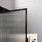 Anzzi Welle 74x34in Framed Fixed Shower Screen Door, Matte Black with 5/16in 8mm Tempered Fluted Glass SD-AZ22-01MB-FL - alternate 5
