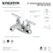 Kingston Brass Double-Handle 4" Centerset Bathroom Faucet with Pop-Up Drain, Polished Chrome FB8621CML - alternate 2