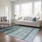 Homeroots 8' X 10' Teal Ombre Washable Non Skid Indoor Outdoor Area Rug 563688 - alternate 4