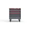 Strong Hold 3 drawer cabinet - (2x 5in, 1x 12in) - Red accents - E-Lock w/ Tracking S3036-PCTAS-0304DS - alternate 1