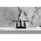 Kingston Brass Double-Handle 4" Centerset Bathroom Faucet with Pop-Up Drain, Oil Rubbed Bronze FB5615CML - alternate 2