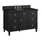 James Martin Vanities Lorelai 48" Single Vanity, Black Onyx, w/ 3 CM Phantome Eclos Top 424-V48-BKO-3PHT - alternate 5