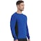 Protectx Long Sleeve T-Shirt, 92% Polyester, 8% Spandex, Blue, Black, M, 2 PK HV-LTT145-BLBK-M-02 - alternate 4