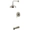 Kingston Brass Single-Handle Pressure Balanced Tub and Shower Faucet, Brushed Nickel KB6338DL - alternate 1